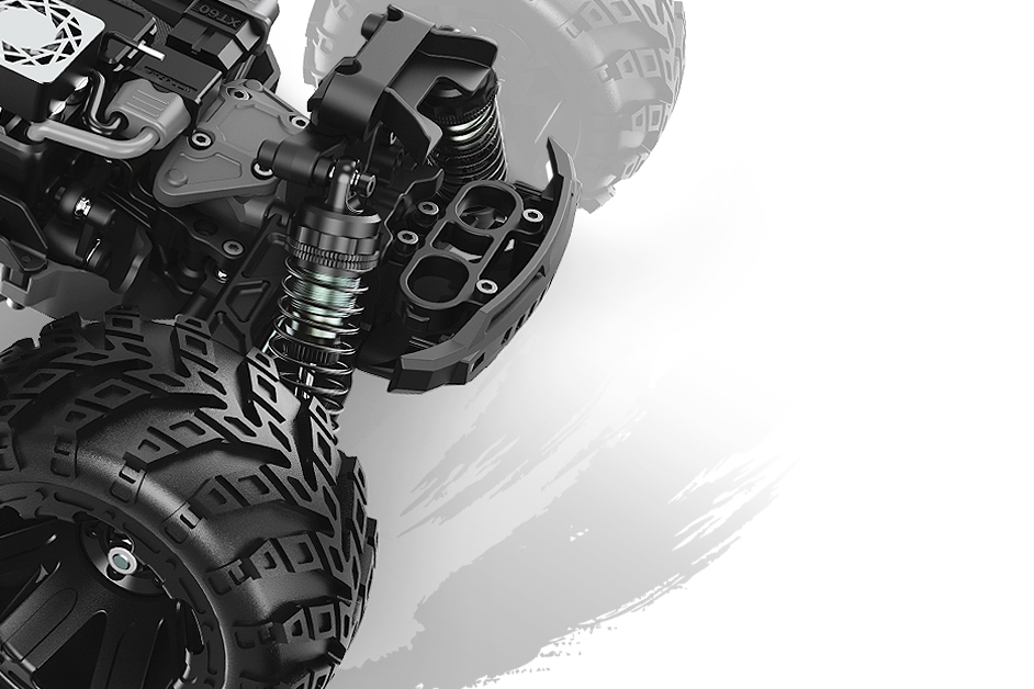 Qbit MT Flux 1/16th Monster Truck - Zelený