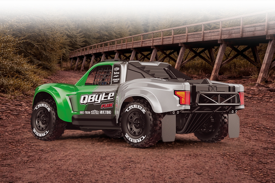 QByte SC Flux 1/12 SC Truck – zelený