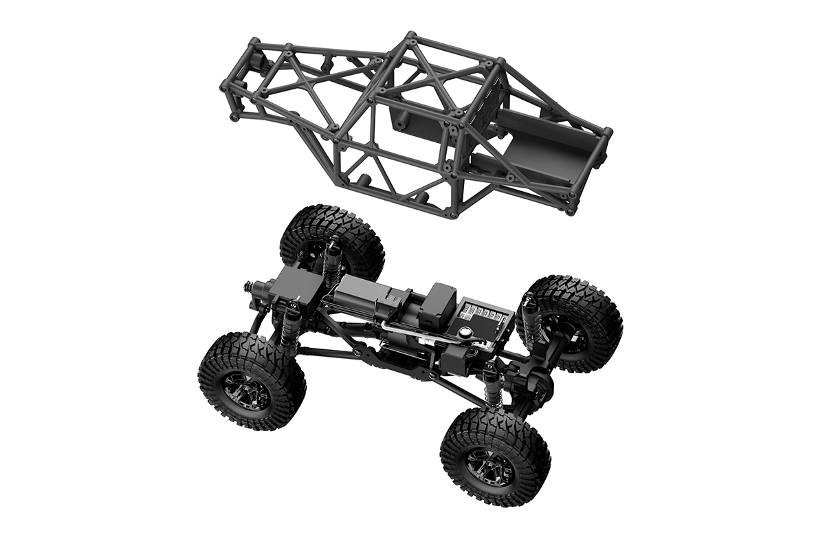 Scout-24 Rock Crawler 1:24 – modrý