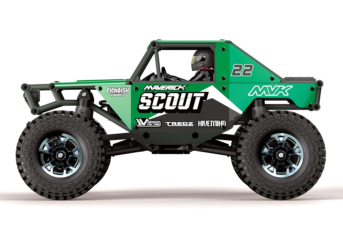 Scout-24 Rock Crawler 1:24 – zelený