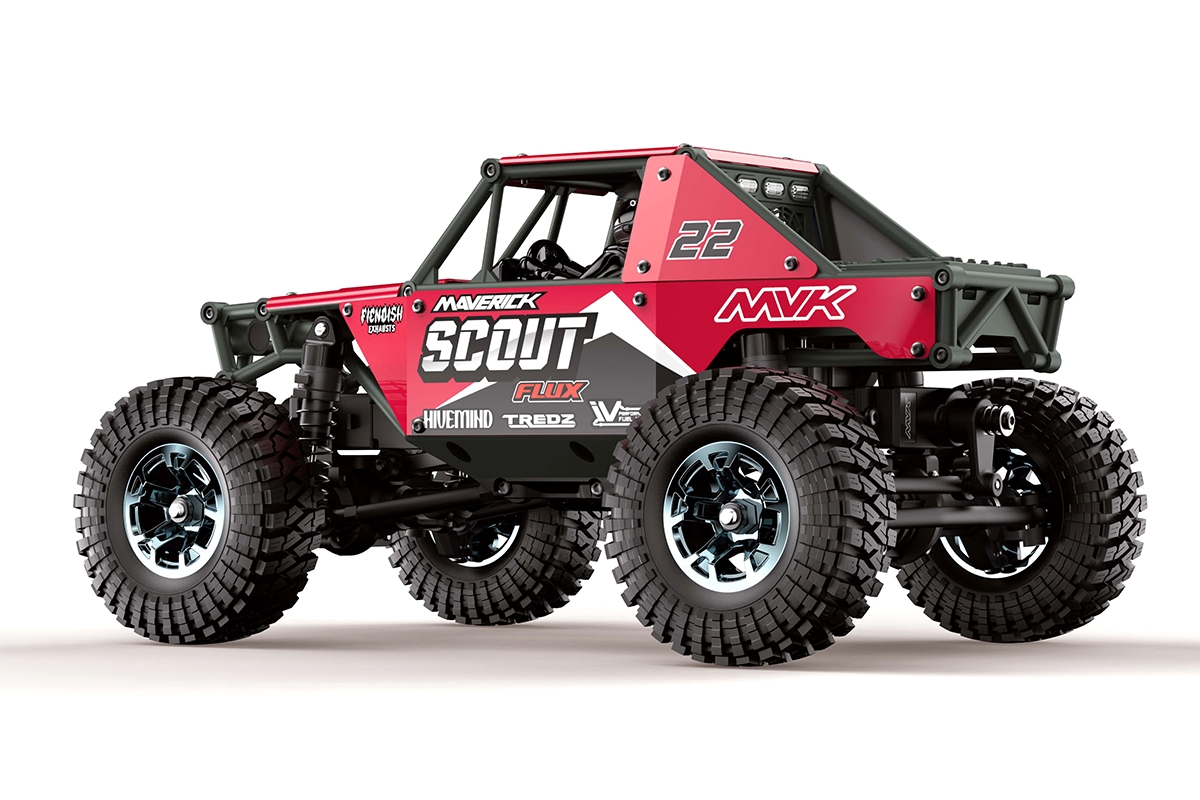 Scout-24 Flux Rock Crawler 1:24 – červený