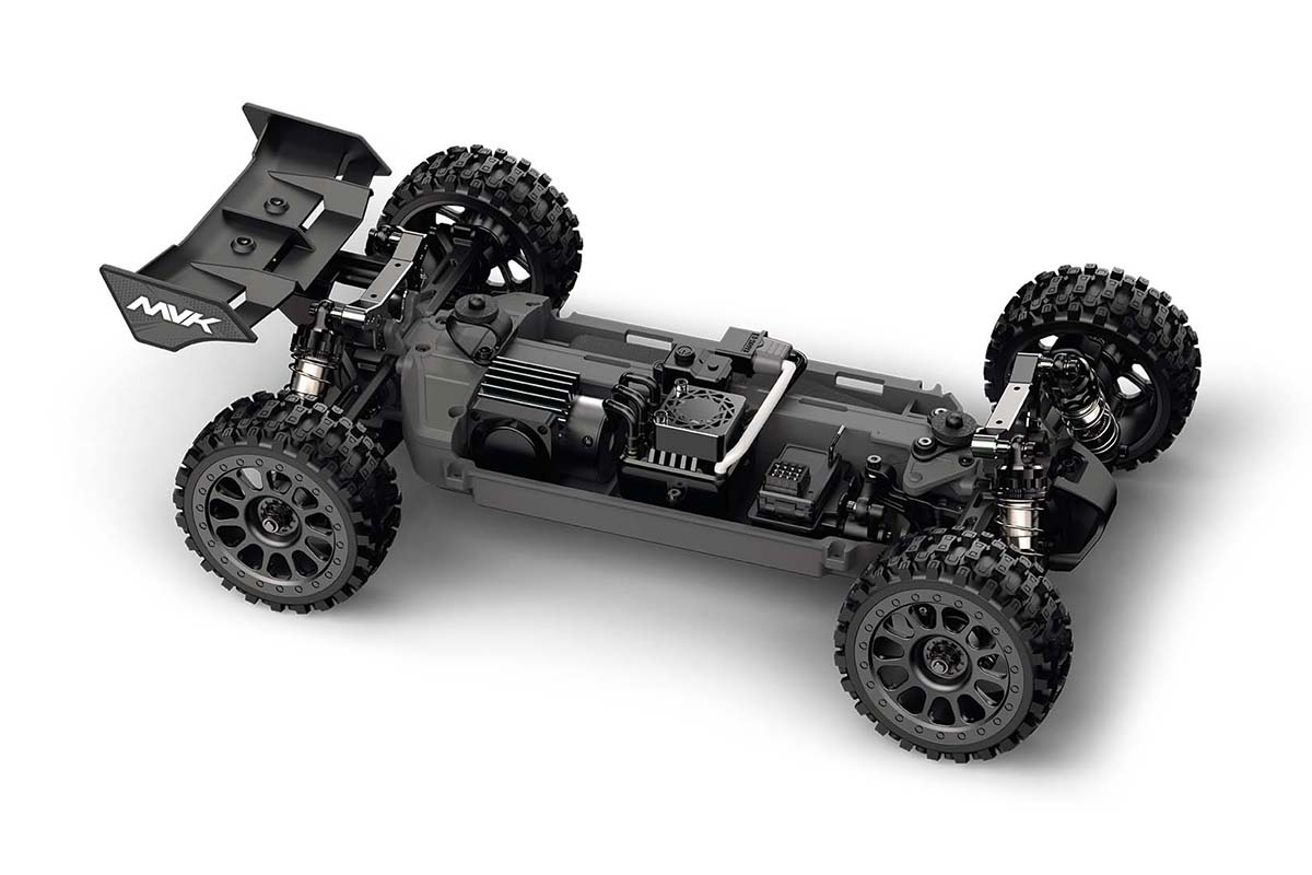 Buggy QByte XB Flux 1/12 – červená