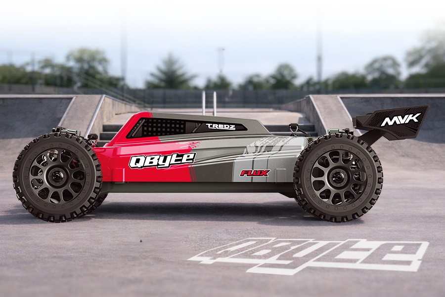 Buggy QByte XB Flux 1/12 – červená
