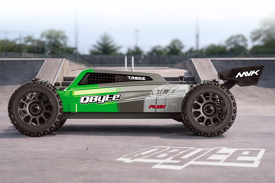 Buggy QByte XB Flux 1/12 – zelená