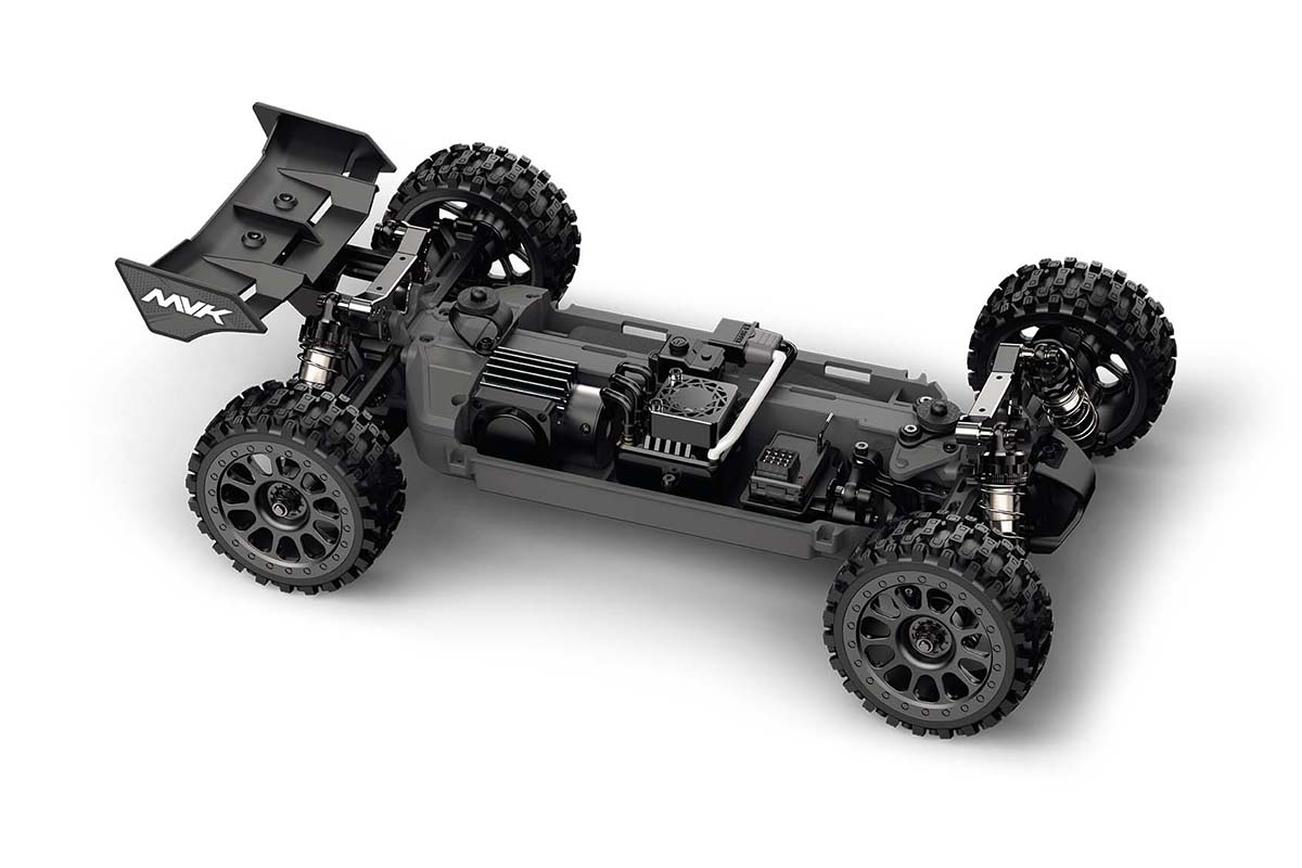 Buggy QByte XB Pro 1/12 – fluorescenční zelená