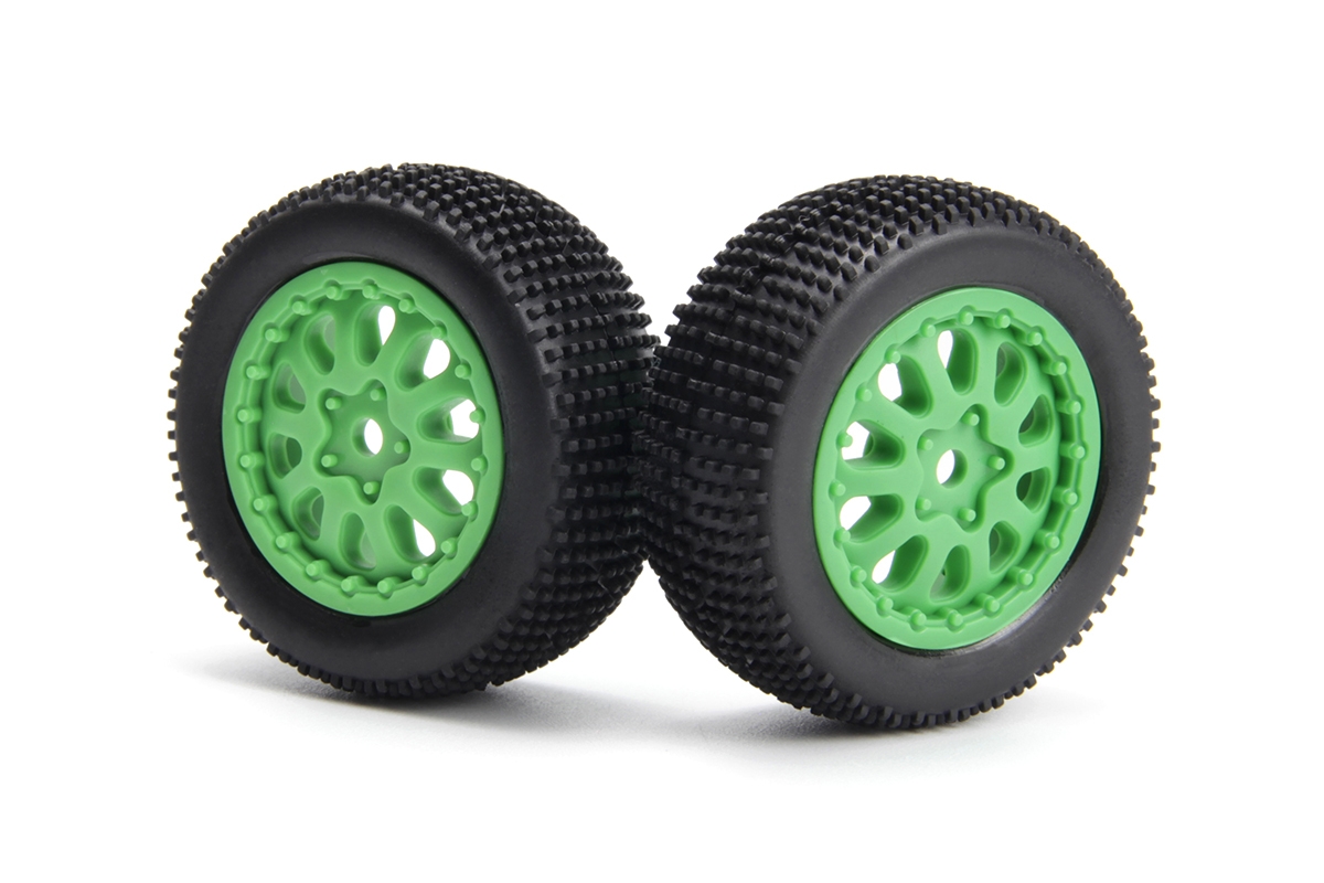 Kola kompletní Sidepin SC (zelená/přední/zadní)