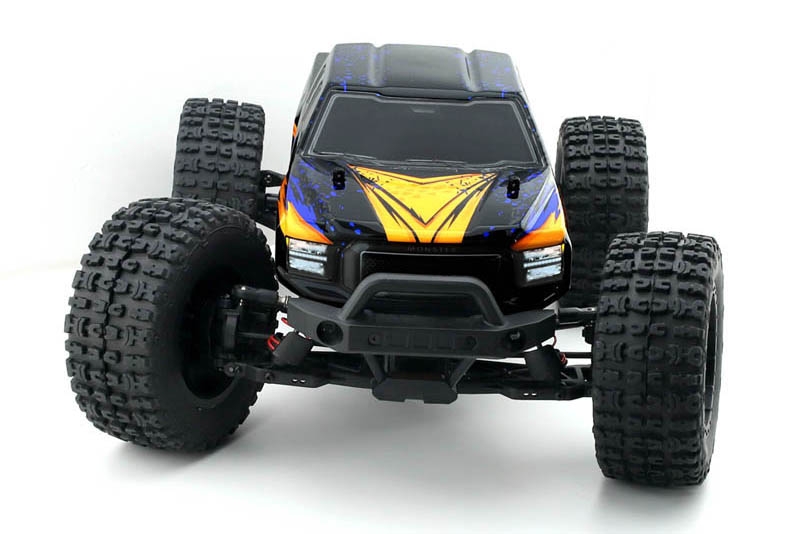 HSP Octane 1/10 2,4 GHz Brushed Monster Truck, Oranžový