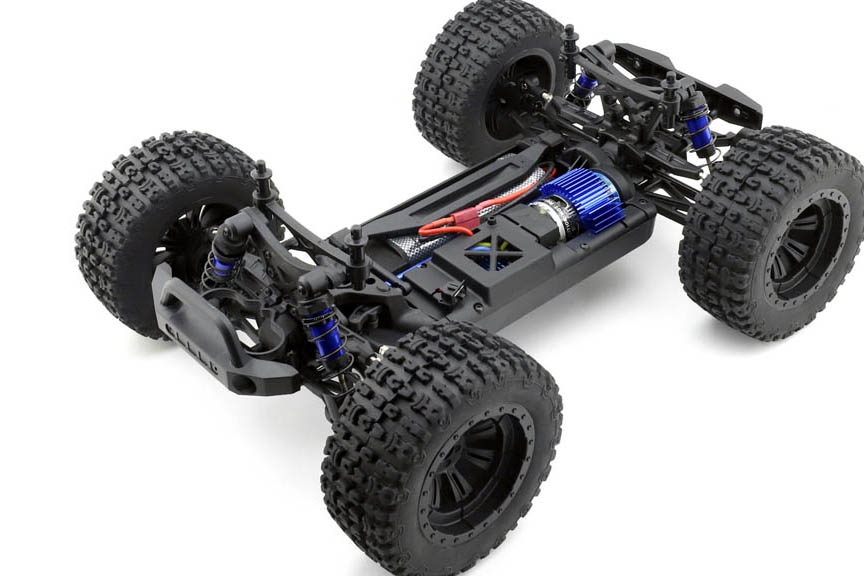 HSP Octane 1/10 2,4 GHz Brushed Monster Truck, Oranžový