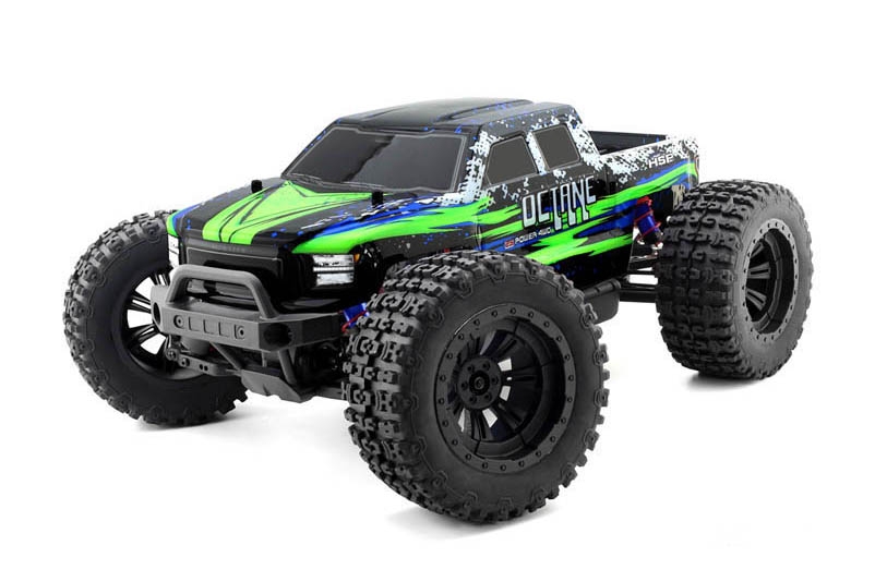 HSP Octane 1/10 2,4 GHz Brushed Monster Truck, Zelený