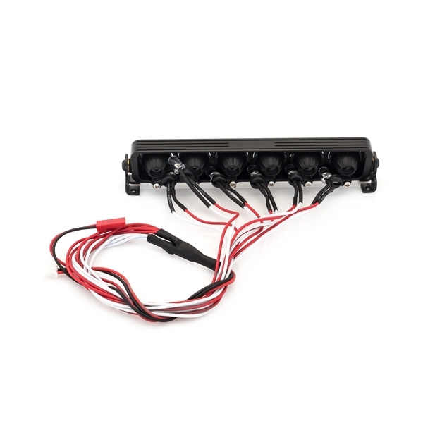 Hliníková světlená rampa, kulaté reflektory - 127mm,