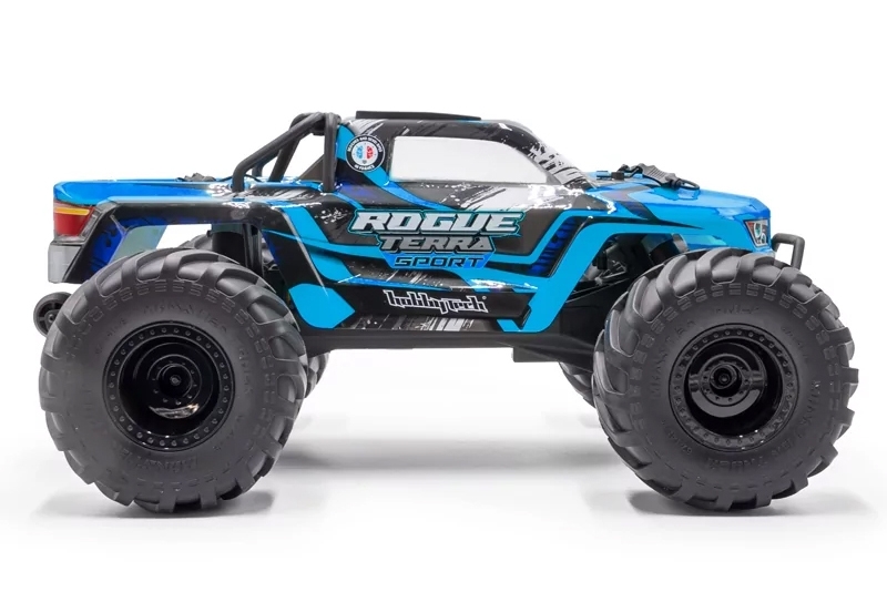 ROGUE TERRA SPORT RTR Brushless Monster Truck 4WD (15kg servo), modrá + aku a nabíječ