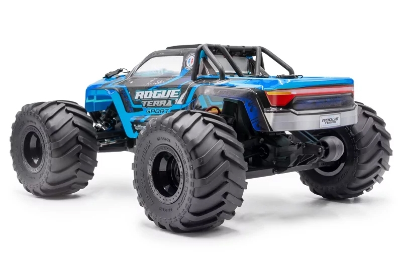 ROGUE TERRA SPORT RTR Brushless Monster Truck 4WD (15kg servo), modrá