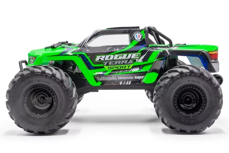 ROGUE TERRA SPORT RTR Brushless Monster Truck 4WD (15kg servo), zelená
