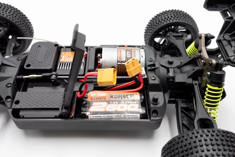 SBX Buggy 1/12 XL - 2.4GHz RTR (4WD), žlutá,