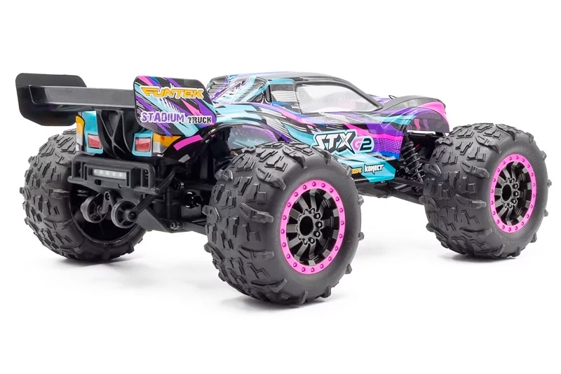 Funtek STX G2 Truggy 2.4GHz RTR (4wd), fialová,