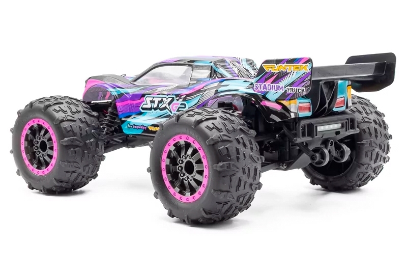 Funtek STX G2 Truggy 2.4GHz RTR (4wd), fialová,