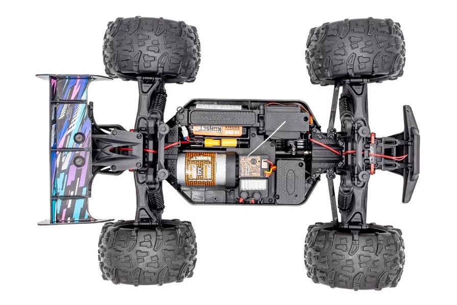 Funtek STX G2 Truggy 2.4GHz RTR (4wd), fialová,