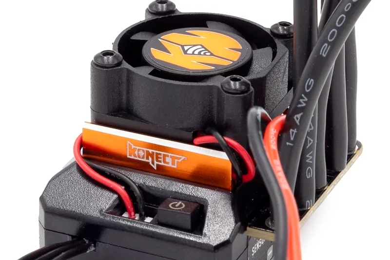 1/10 Konect Elite senzorový 100A 2S závodní regulátor s programovací kartou