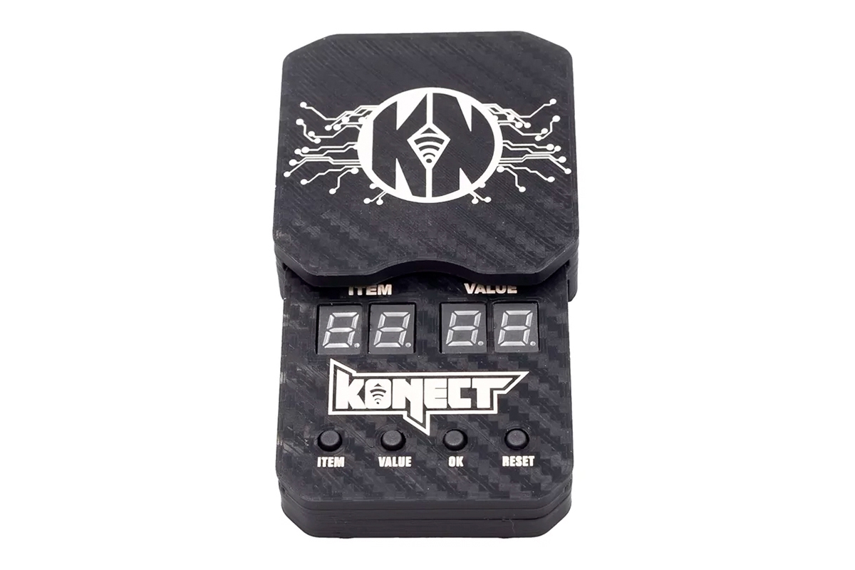 1/10 Konect Elite senzorový 100A 2S závodní regulátor s programovací kartou