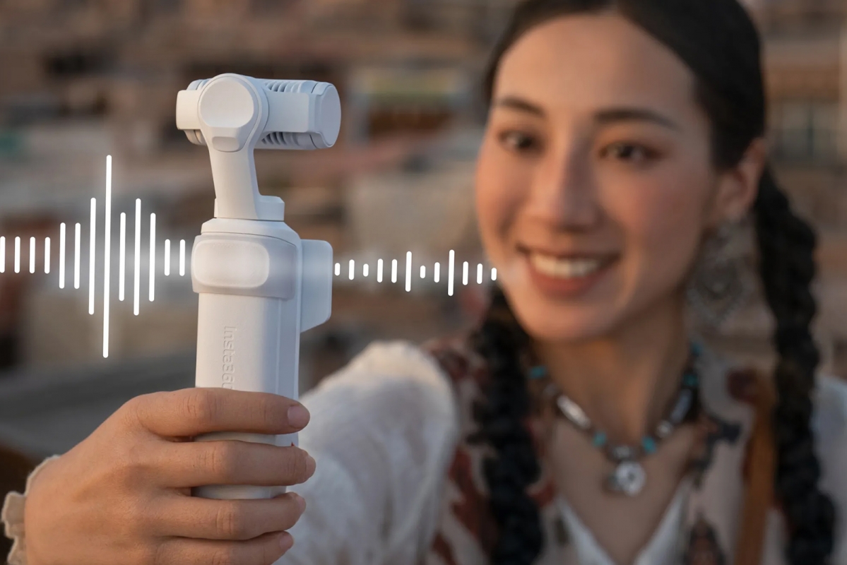 Insta360 Luna Ultra ochrana proti větru na mikrofon (bílá)