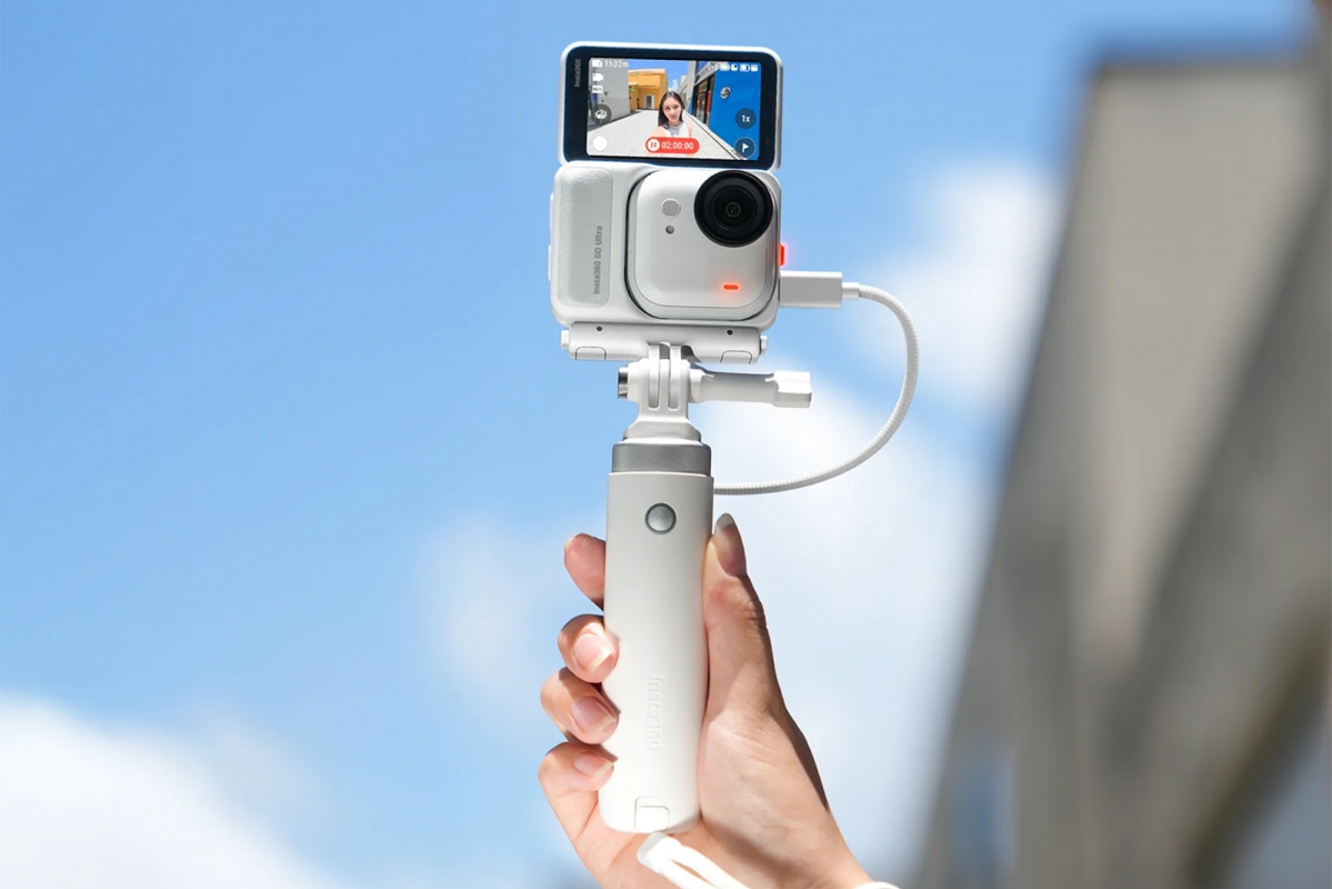 Insta360 Adaptér z vidlice na stativový závit (bílá]
