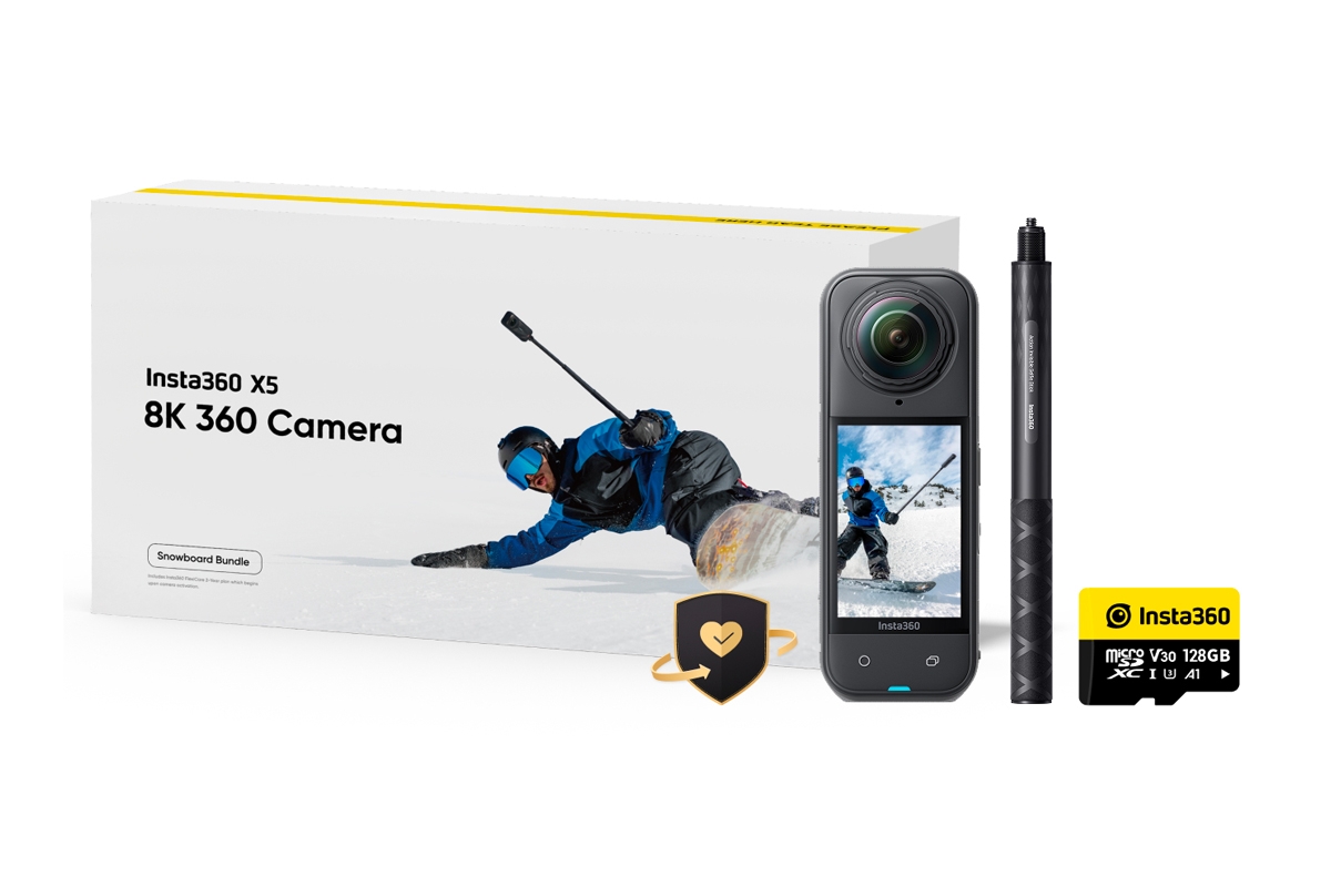 Insta360 X5 Snowboard Bundle