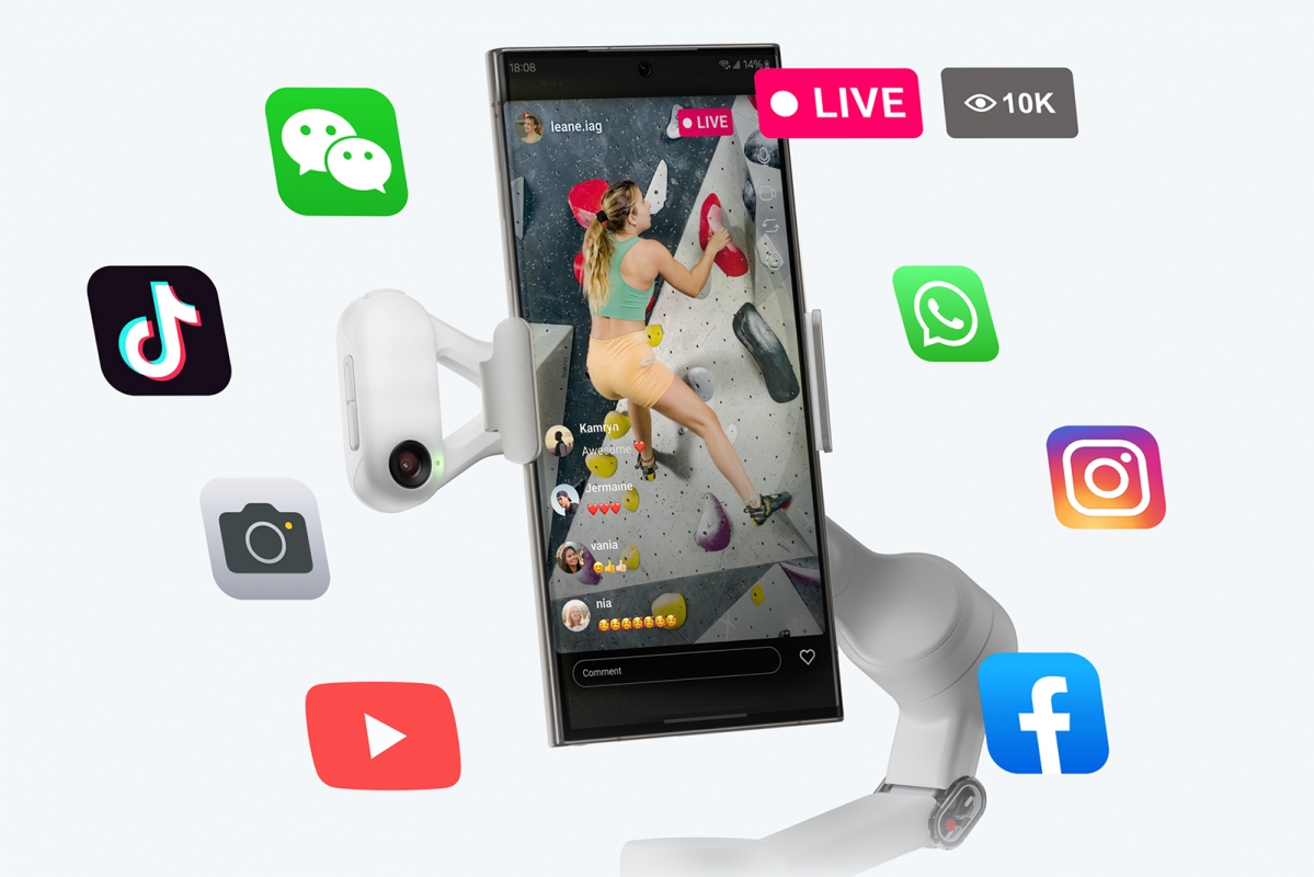 Insta360 Flow 2 AI Tracker Bundle (šedá)