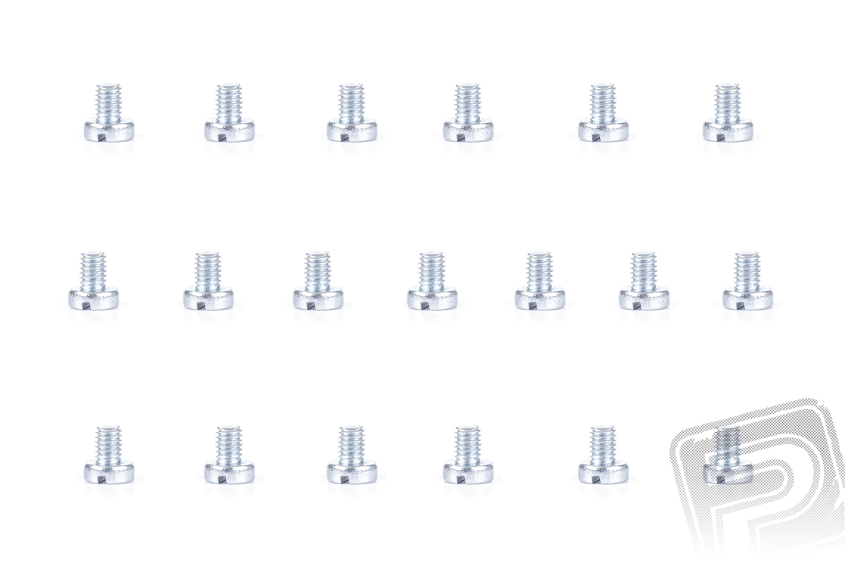 Ocelový šroub s válcovou hlavou M3x4mm, 500 ks