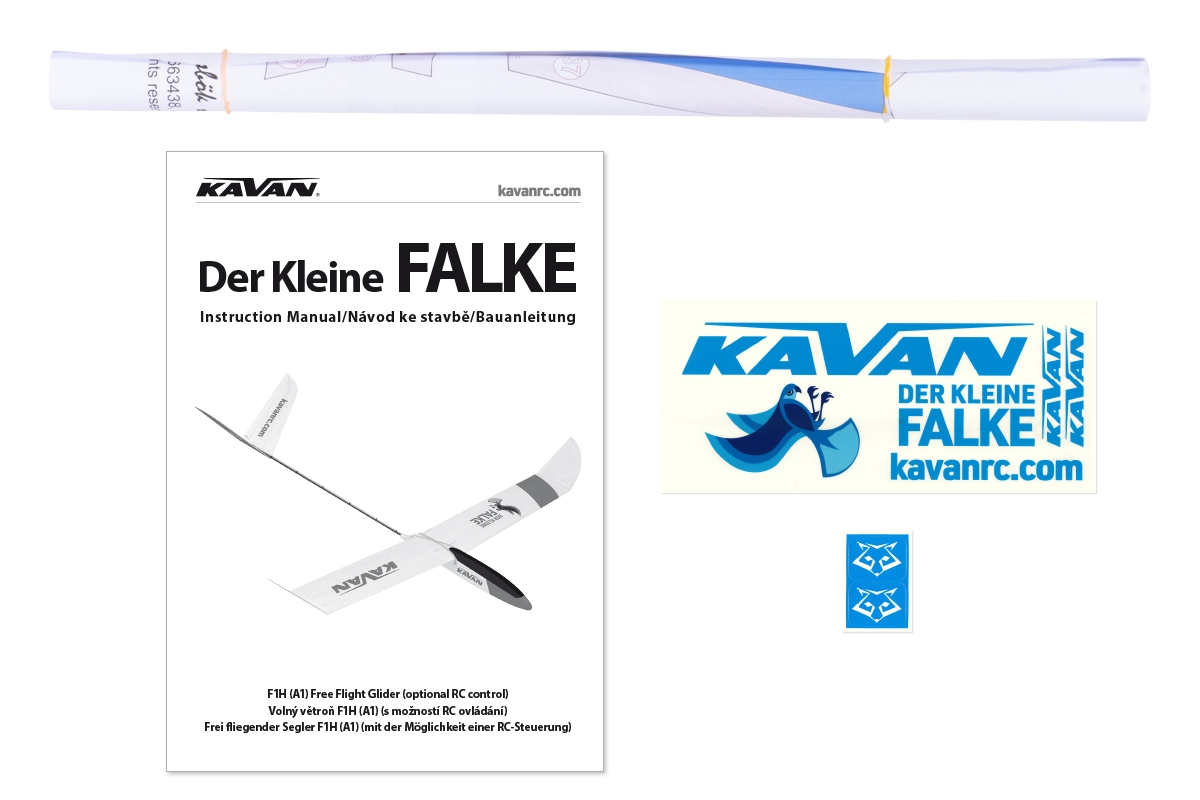 KAVAN Der kleine Falke A1 (F1H) 1240mm Kit