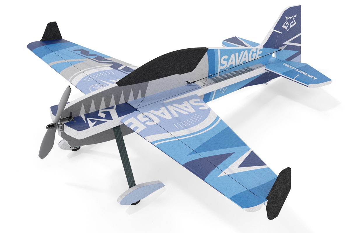 KAVAN Savage MINI 1000mm Kit - modrá