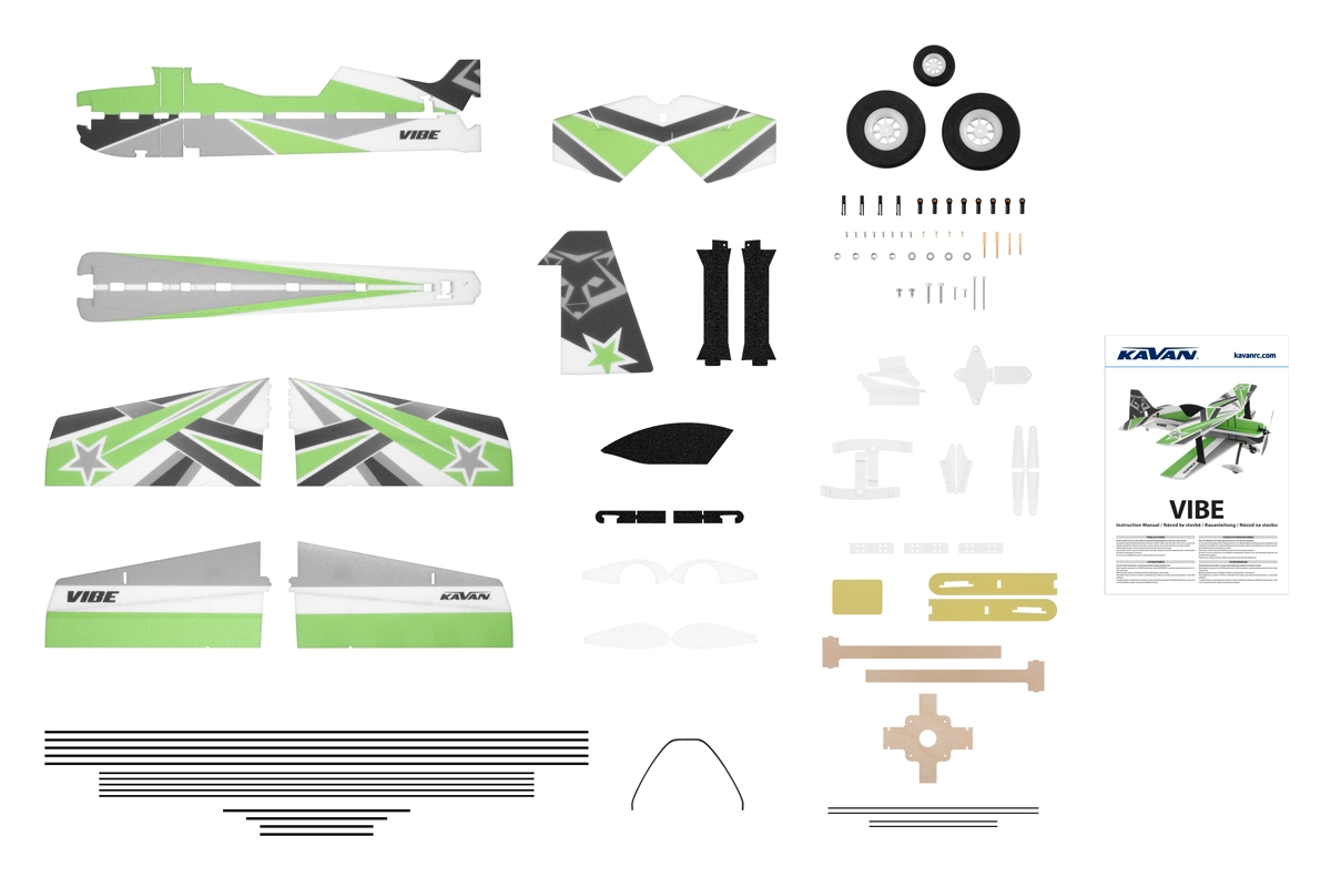 KAVAN Vibe 980mm Kit - zelená