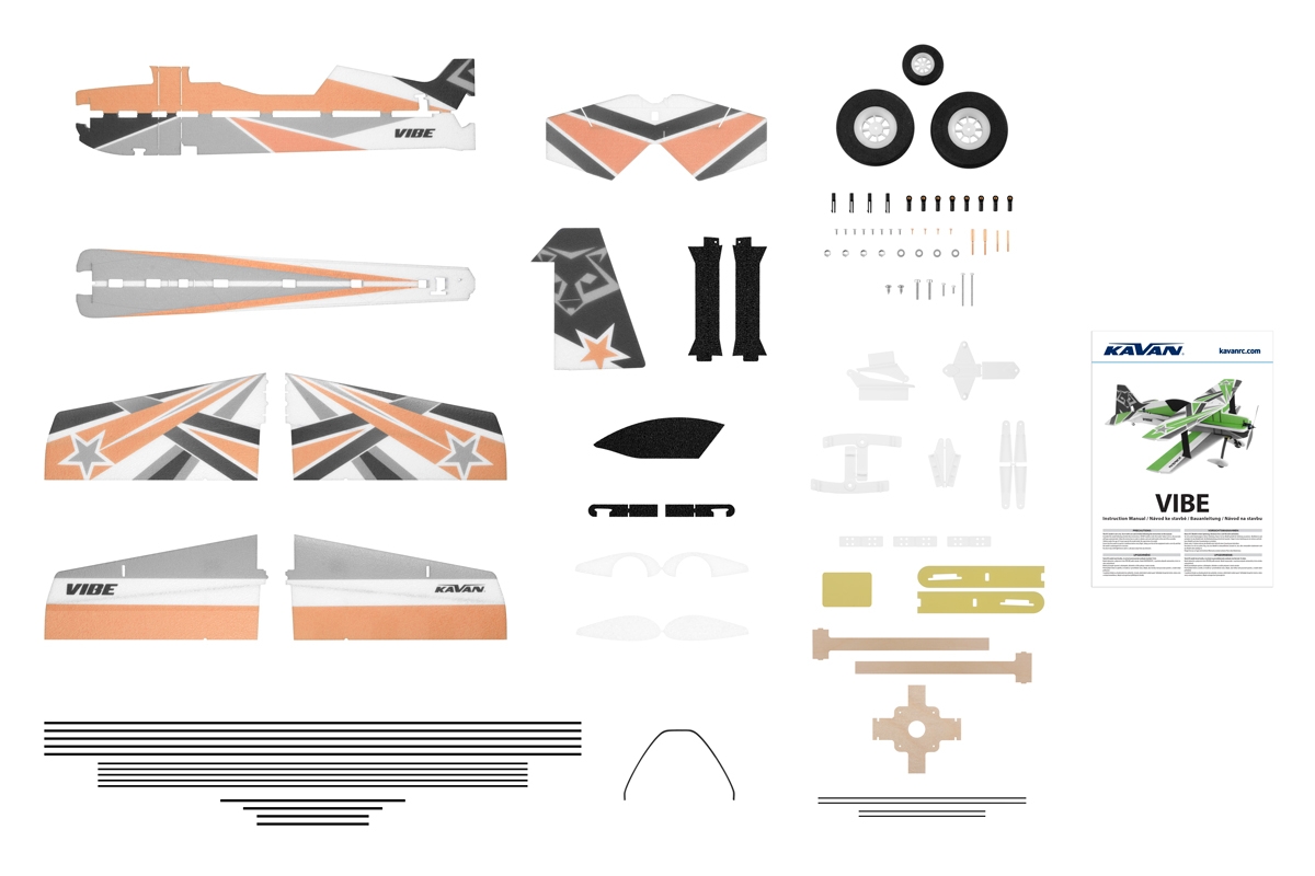 KAVAN Vibe 980mm Kit - oranžová