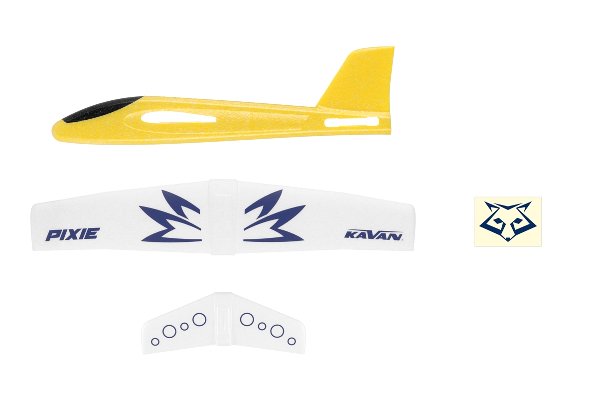 KAVAN Pixie 515mm - žlutá/bílá