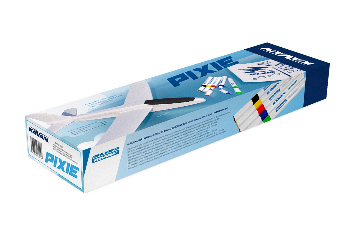 KAVAN Pixie 515mm - bílá, vč. sady fix