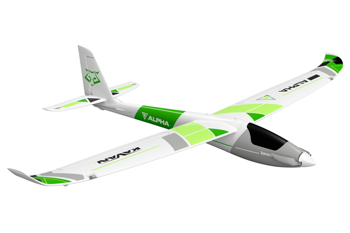 KAVAN Alpha V2 1500mm ARF - zelená,