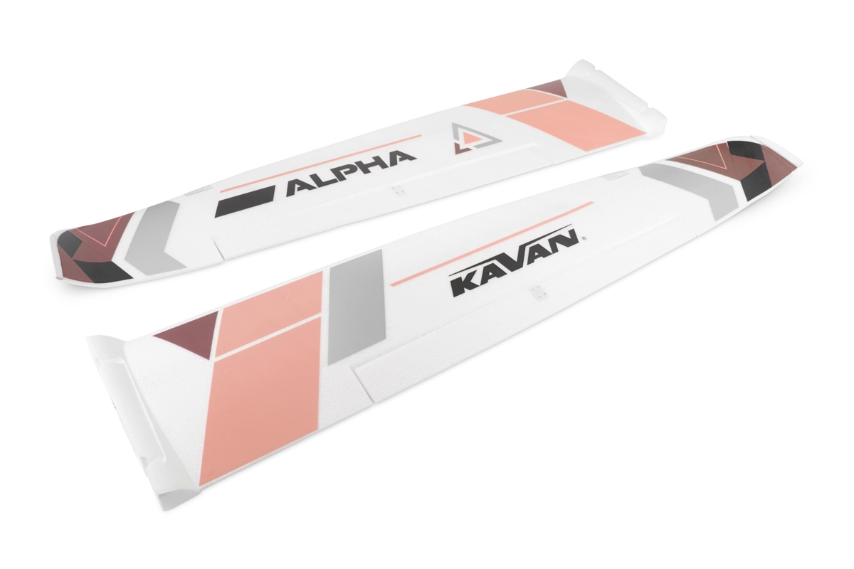 Alpha 1500 V2 křídla - červená