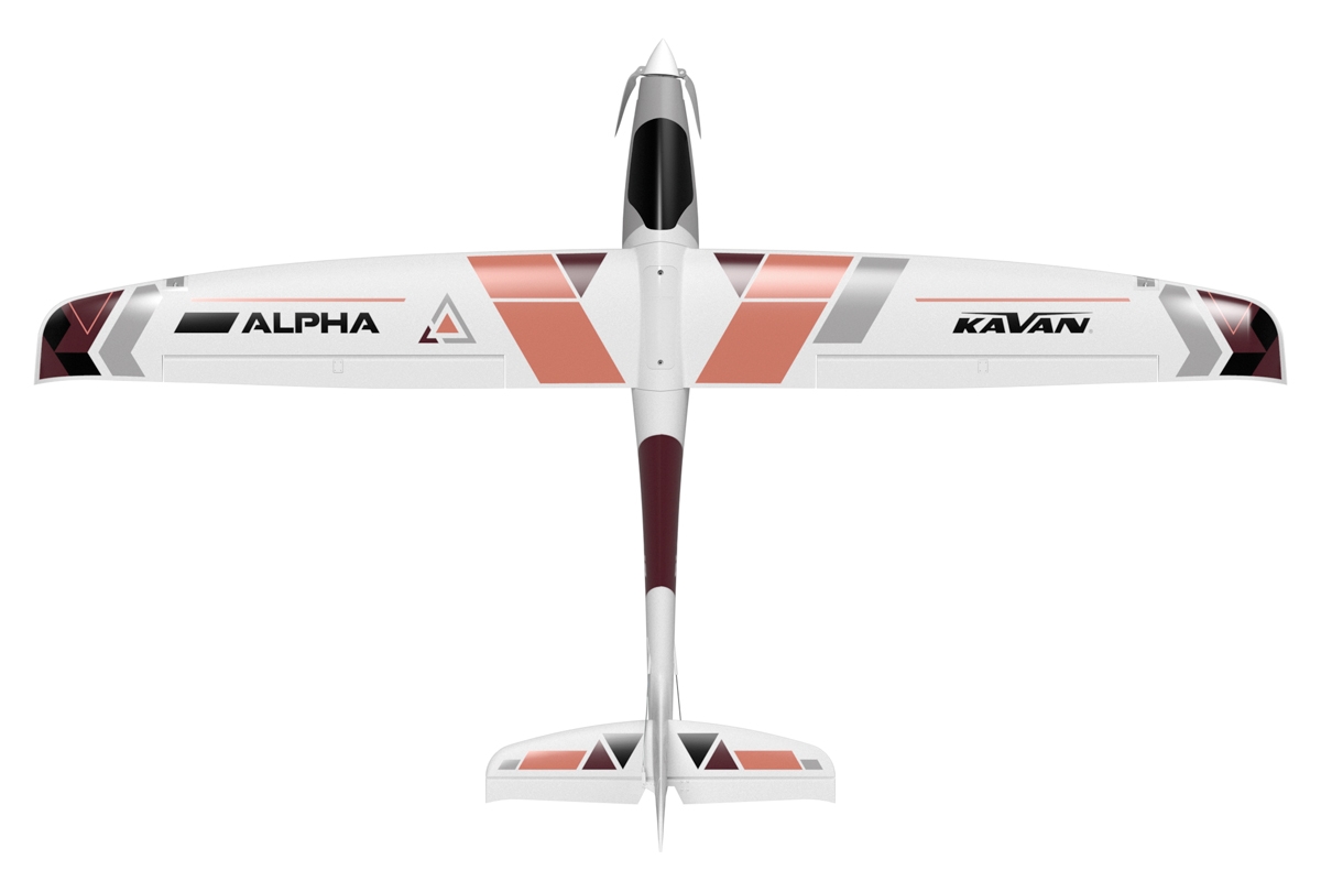 KAVAN Alpha V2 1500mm RTF - červená