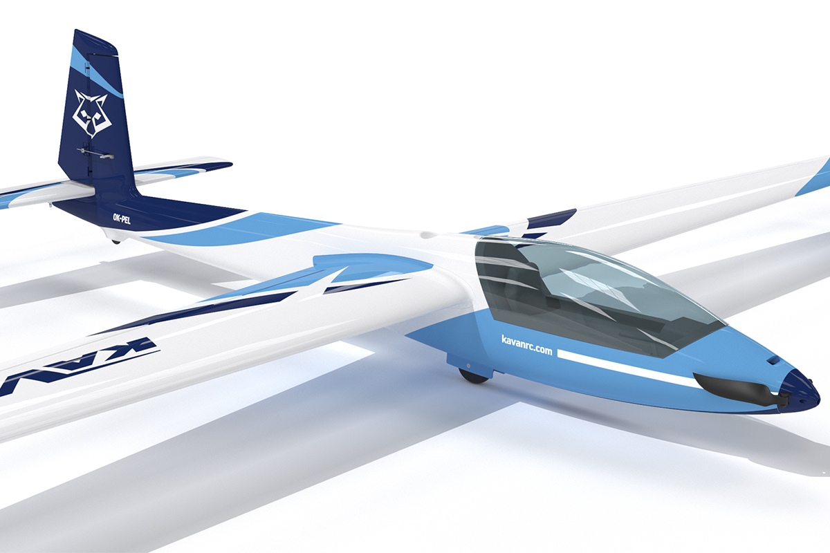 KAVAN Swift S-1 2400mm ARF - modrá