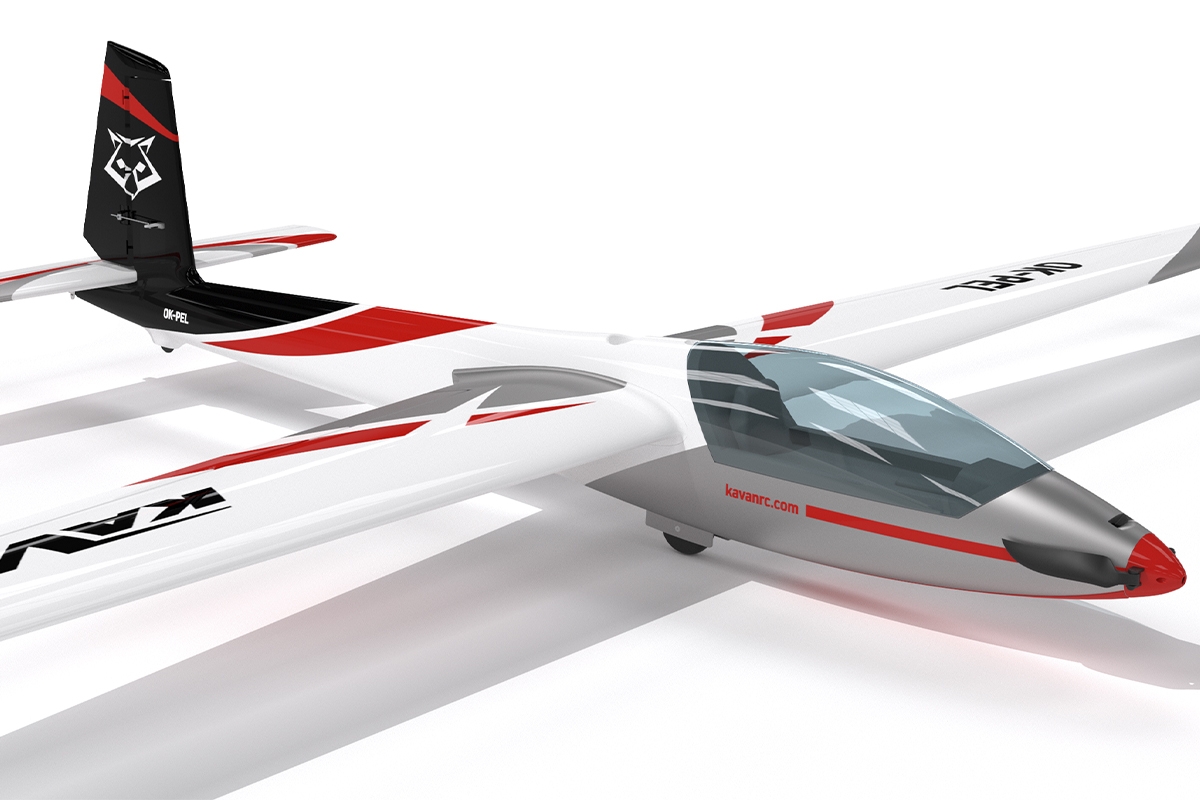 KAVAN Swift S-1 2400mm ARF - červená