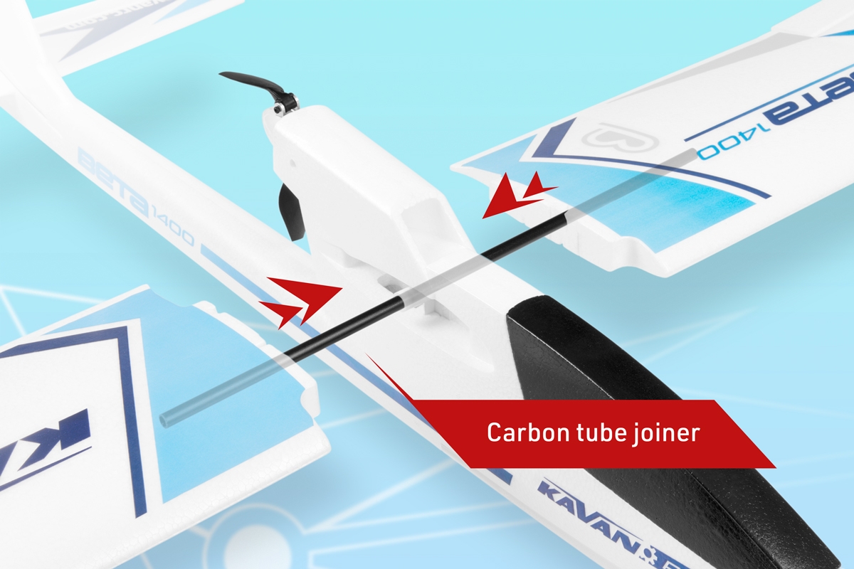 KAVAN Beta 1400 ARF - modrá, s R6 Rx,