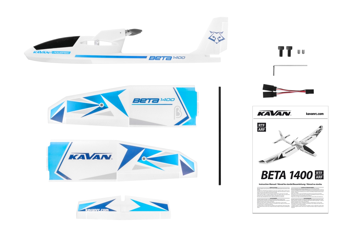 KAVAN Beta 1400 RTF - modrá,