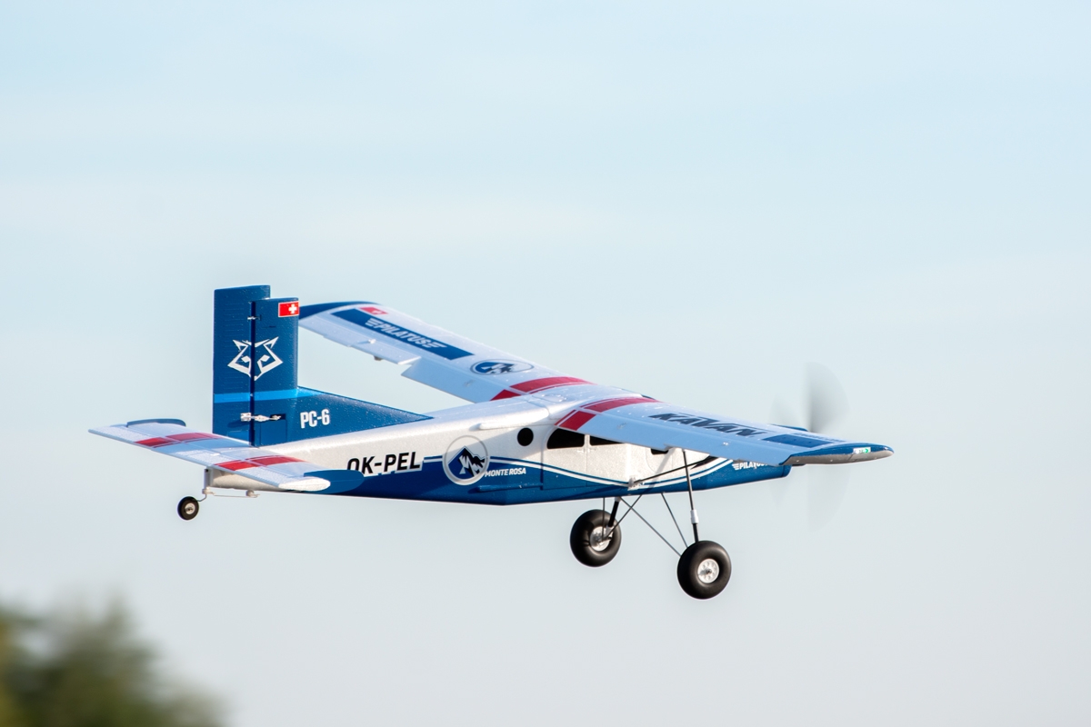 KAVAN Pilatus PC-6 Porter 1500mm ARF - modrá,