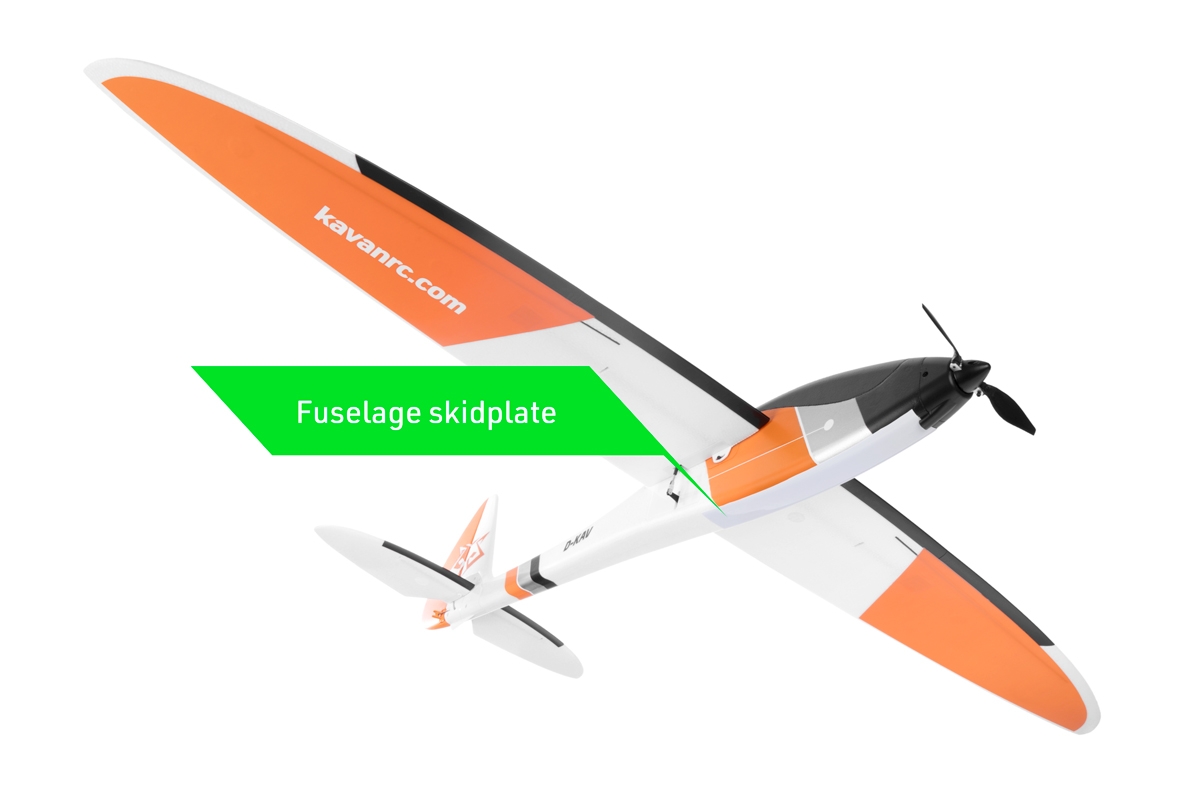 KAVAN Twisty 1512mm ARF - oranžová