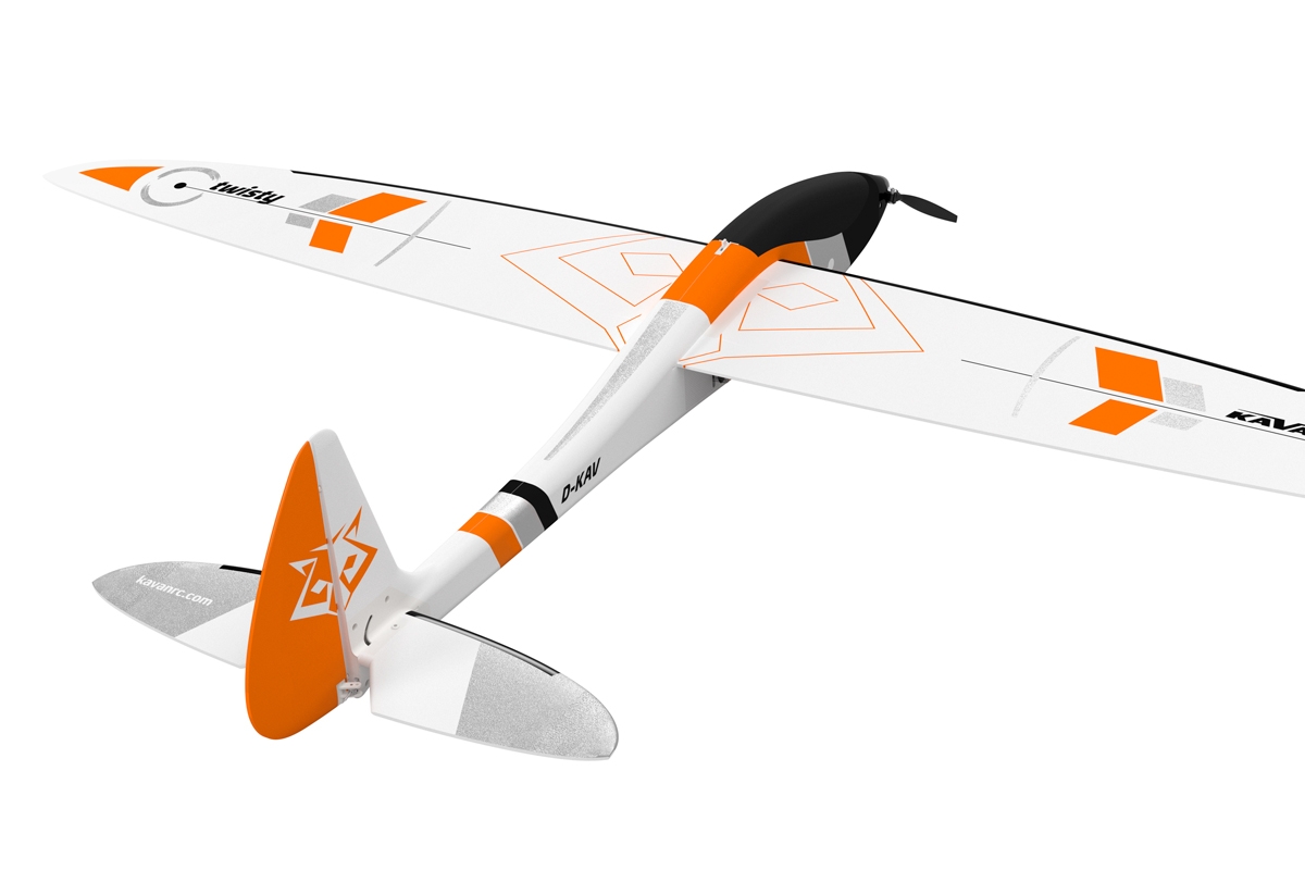 KAVAN Twisty 1512mm ARF - oranžová,
