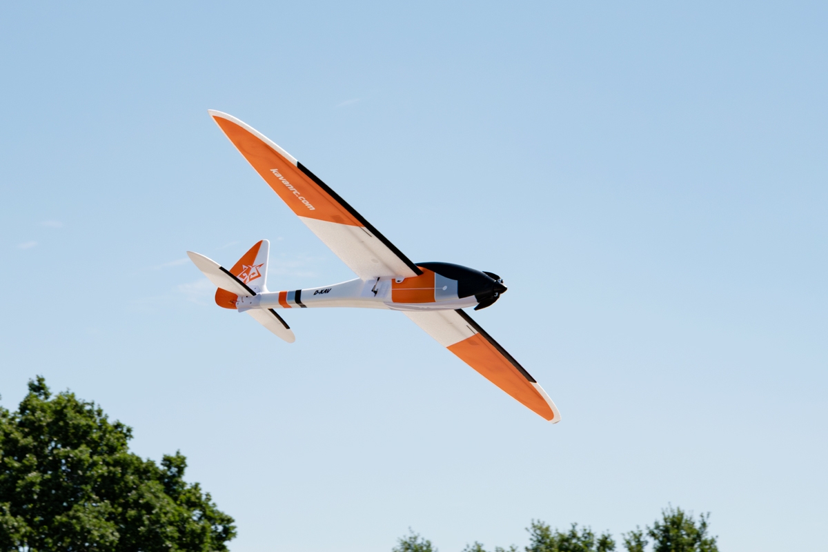 KAVAN Twisty 1512mm ARF - oranžová