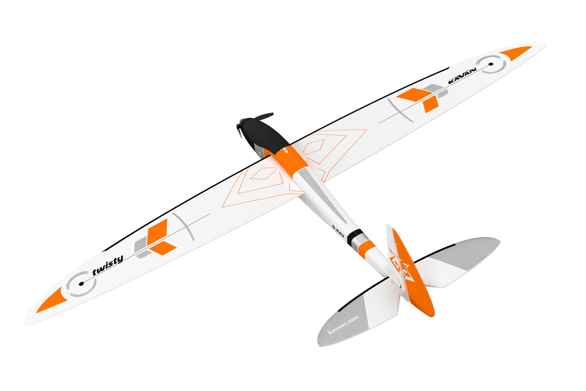 KAVAN Twisty 1512mm ARF - oranžová,