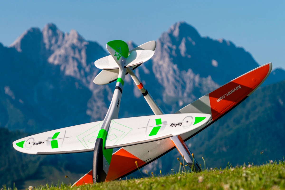 KAVAN Twisty 1512mm ARF - oranžová