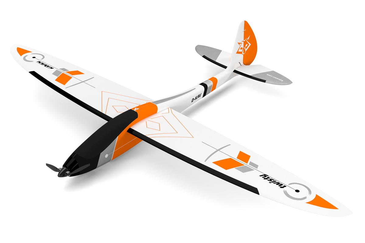 KAVAN Twisty 1512mm ARF - oranžová,