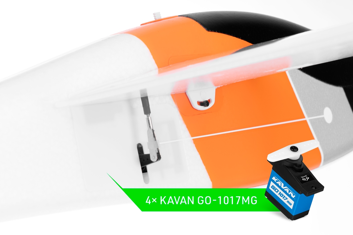 KAVAN Twisty 1512mm ARF - oranžová