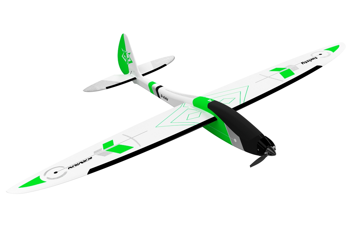 KAVAN Twisty 1512mm ARF - zelená